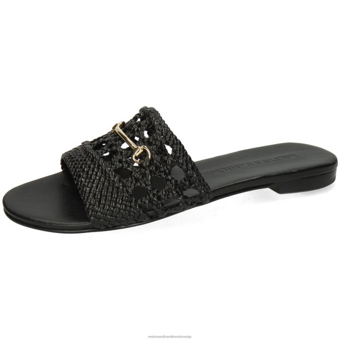 Melvin & Hamilton mule Črna ženske hanna 85 FLJ6L1736 Melvin & Hamilton mule Črna ženske hanna 85 FLJ6L1736