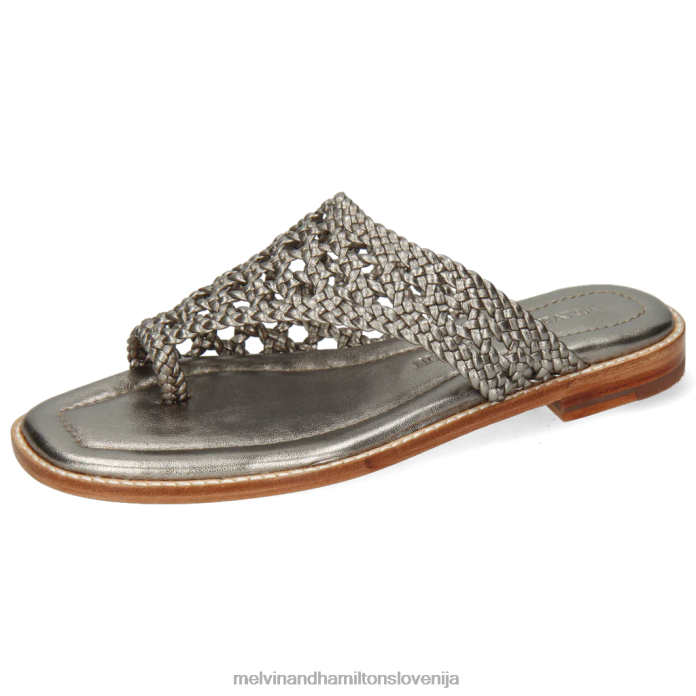 Melvin & Hamilton mule srebro ženske elodie 16 FLJ6L1749 Melvin & Hamilton mule srebro ženske elodie 16 FLJ6L1749